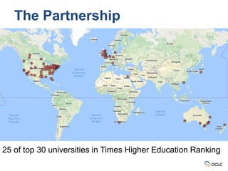 The Partnership
25 of top 30 universities in Times Higher Education Ranking
 