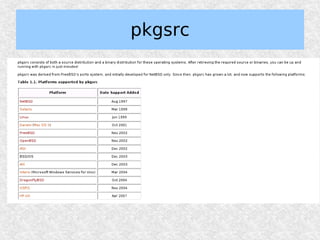 pkgsrc
 