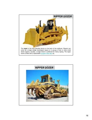 Font Ripper Dozer Oc mechanical excavation | PDF