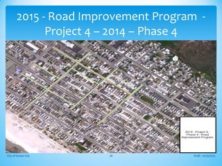 Draft - 01/15/2015City of Ocean City 28
2015 - Road Improvement Program -
Project 4 – 2014 – Phase 4
 