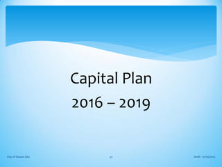 Capital Plan
2016 – 2019
Draft - 01/15/2015City of Ocean City 52
 