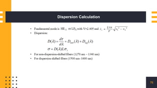 Dispersion Calculation
76
 