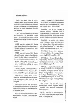 O complexo arqueológico do castelo de crestuma...