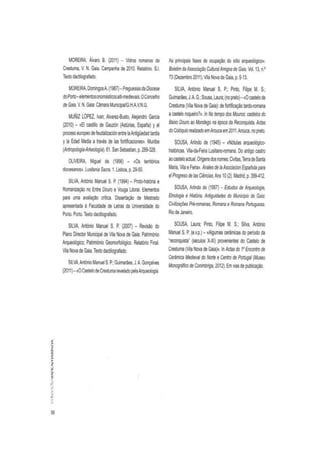 O complexo arqueológico do castelo de crestuma...