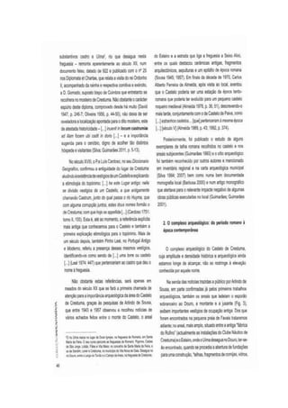 O complexo arqueológico do castelo de crestuma...