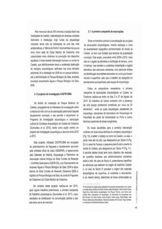 O complexo arqueológico do castelo de crestuma...