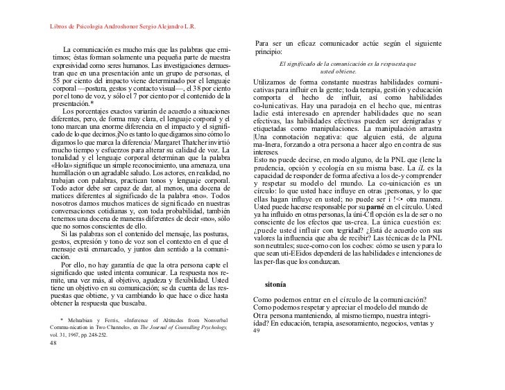 Libros de Psicologia Androshonor Sergio Alejandro L.R
