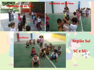 Região Sul
5C e 5G
Coelhinho sai da Toca
Coelhinho sai da Toca
Vivo/Morto
 