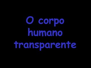 O corpo humano transparente 