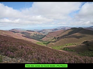 Vista dos cumes do Courel desde o Pía Paxaro 