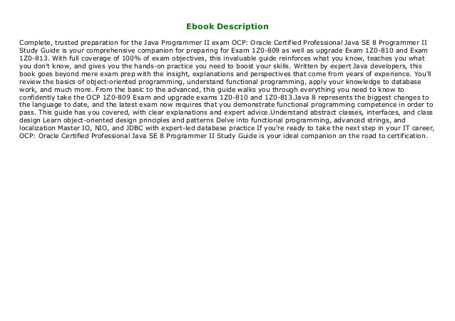 1z0-809 Online Tests