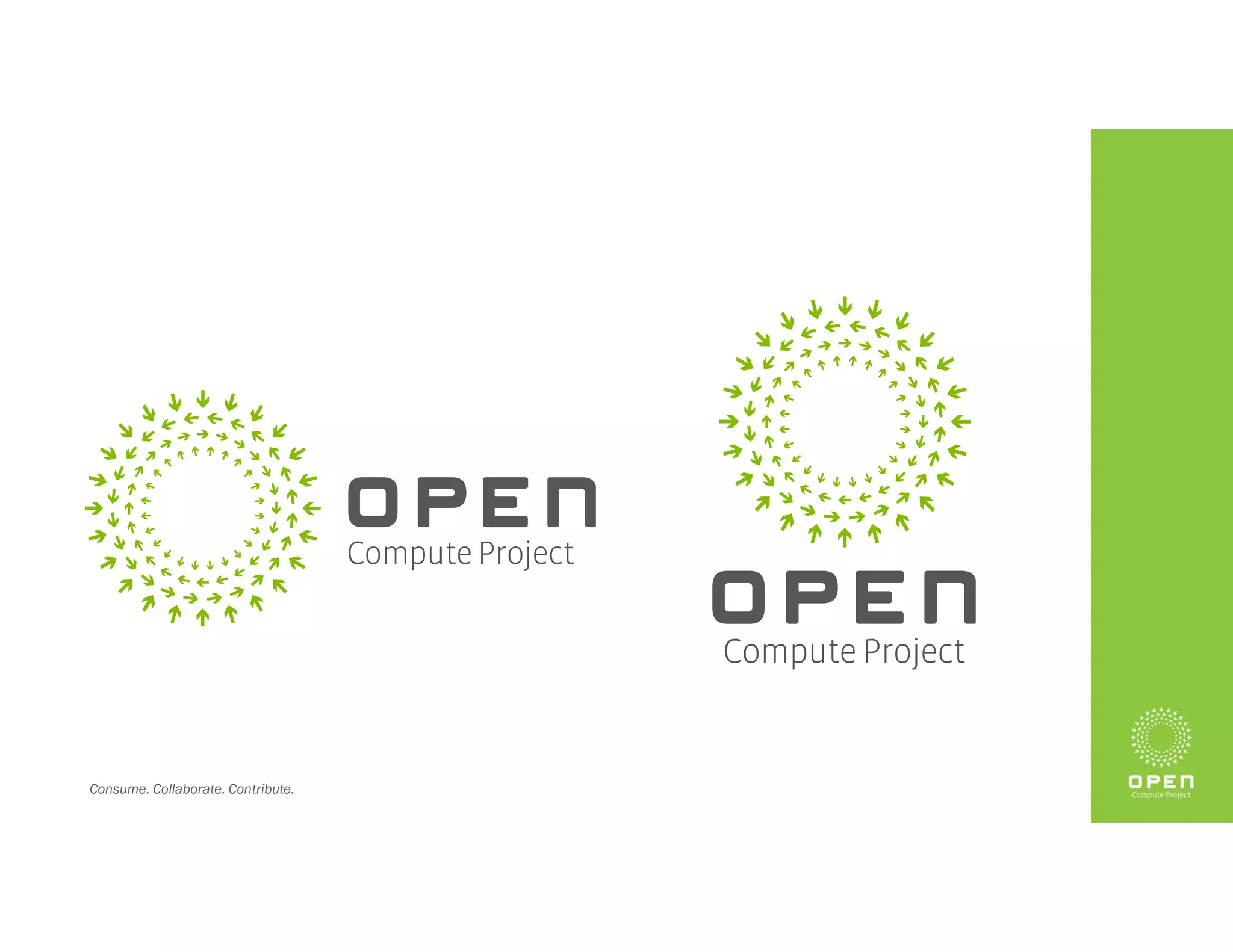 Consume. Collaborate. Contribute.
 