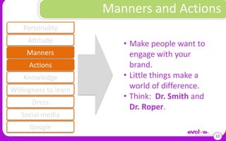 Avoid negativity and don’t let inexperience get you down.