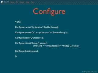 CakePHP Fundamentals - 1.2 @ OCPHP