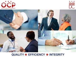 OCP in the Wards: How to be a Better Bidder Presentation (November 2017)