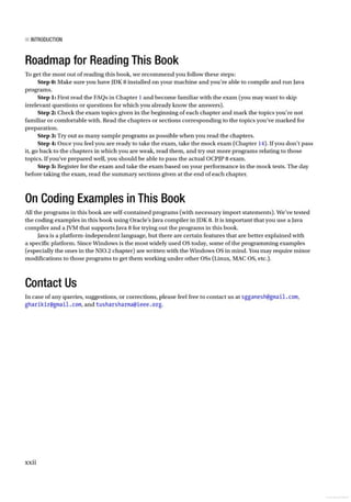 Book Preview: Oracle Certified Professional Java (OCP Java) SE 8 Programmer Exam 1Z0-809