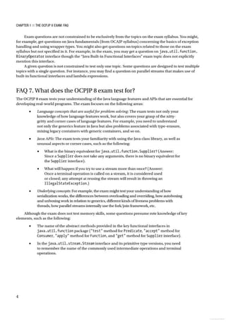 Book Preview: Oracle Certified Professional Java (OCP Java) SE 8 Programmer Exam 1Z0-809