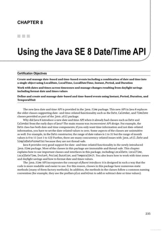 Book Preview: Oracle Certified Professional Java (OCP Java) SE 8 Programmer Exam 1Z0-809