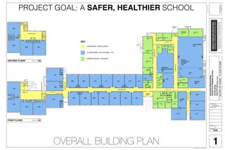 REGAN YOUNG, AIA
21AI00912100

PRINT DATE: 1/16/14

PROJECT GOAL: A SAFER, HEALTHIER SCHOOL
ELEV.

UP

UP

204
STAIR

KITCHEN
STORAGE
127

STAIR
CORRIDOR 200

COPY RM.
499

ELEC. RM.
418

KEY:

RAMP UP

RAMP UP

CORRIDORS / CIRCULATION

201

MECH. RM.
416

CLASSROOMS / EDUCATIONAL / P.E.

SCALE: NTS

OFFICE
504

ADMINISTRATIVE / SUPPORT

02

WC

LIBRARY/
MEDIA CENTER
500

MAINT.
OFF.

107

OFF.
506

415
408

UP

106

WC

105

410

411

412

413

414

WC WC

CL.

MUSIC
508

OFFICE
501

WC WC

BOYS

RAMP UP

CORRIDOR 400

WC WC

CORR. 100A

STAIR
1A

WORK
ROOM

SECURE
LOBBY

CLO.

WC

WC

CLO.

101
WC

406

405

404

403

402

401

MAIN OFFICE
503

COMP.
513

OFFICE

PRINC.

EXAM

510

WC

103

102

SCALE: NTS

DRAWING DATE:

09 JAN 2014
REVISION DATE:

512

FIRST FLOOR
FIRST FLOOR

509

CONF.

UP

OFFICE

104

NURSE
514
WC WC

UP

407

GIRLS

BOYS

JAN.
WC WC

507

OFFICE
502

RAMP UP

CORR. 100

WC

409

GIRLS

CORRIDOR 100B

WC

UP

STAGE
123

WC

STAIR
1B
ELEV.

UP

WC

WC

CL.

MULTIPURPOSE
ROOM
124

STORAGE
417

RAMP UP

SECOND FLOOR

STO.

SCOPE OF WORK - FLOOR PLANS

202

CAFETERIA
125

WC

WORK
504

TITLE:

203

550 WEST AVENUE
LOT 2, BLOCK 1907
OCEAN CITY, NEW JERSEY 08226

CLO.

BUILDING RENOVATIONS:
OCEAN CITY PRIMARY SCHOOL

WC

CORRIDOR 500A

WC

FACULTY
498

CORRIDOR 500

CLO.

WC

UP

RAMP UP

WC

CLO.

CORRIDOR 400A

CLO.

ELEC.
CLO.

RAMP
UP

WC

WC

UP

KITCHEN
126

511

01
01
DRAWN BY:

PF
COMMISSION NO.:

5396I

OVERALL BUILDING PLAN

1
© 2013 REGAN YOUNG ENGLAND BUTERA, PC

 