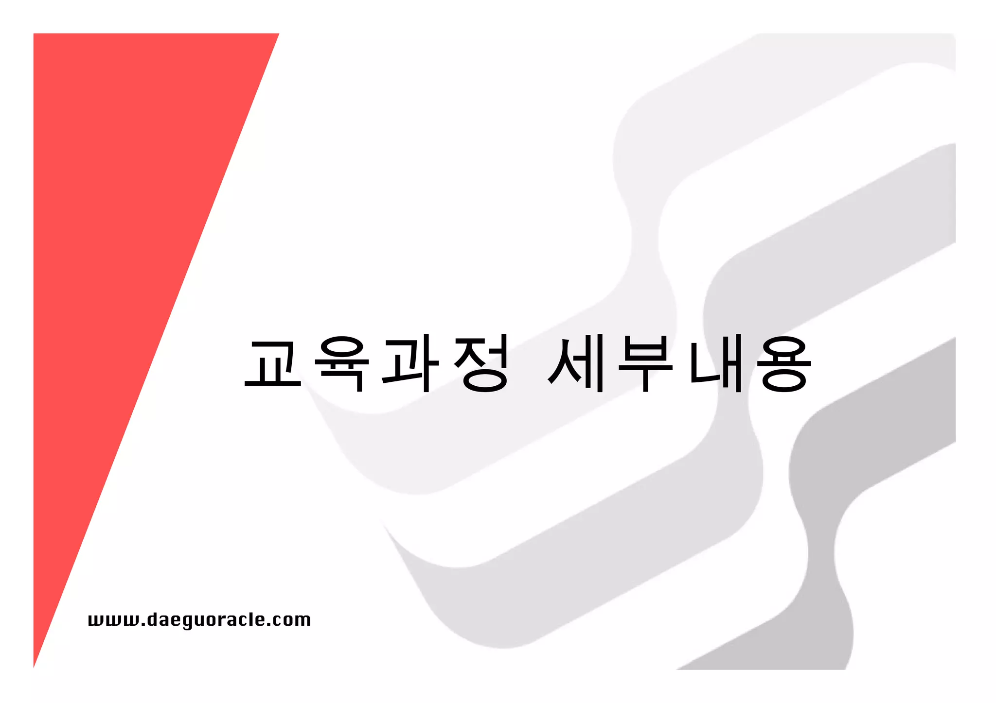 교육과정 세부내용  