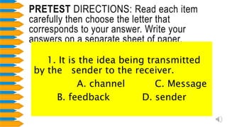 Message Direction Oral Communication in Context Quarter 1 Week 1 Lesson 1.pptx