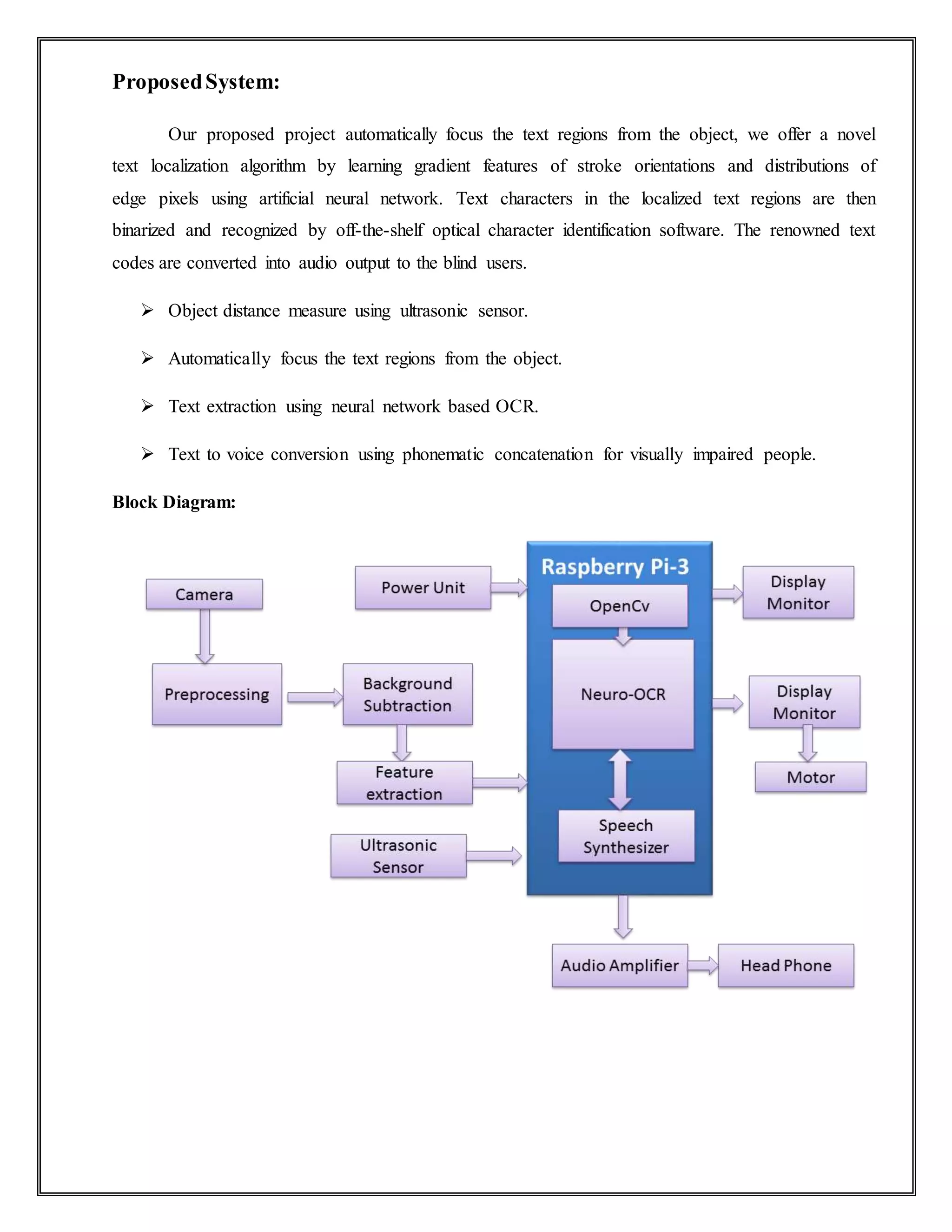 OCR Projects using Python for CSE/IT Students | PDF