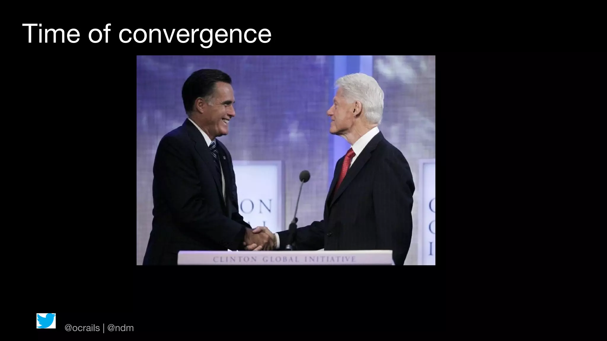 Time of convergence




   @ocrails | @ndm
 