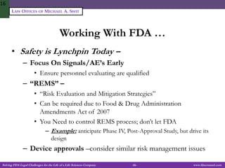 Avoid Launch Delays By Planning For An FDA-Required REMS Risk