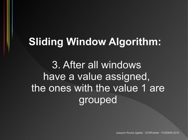 Sliding Window Algorithm: 3. After