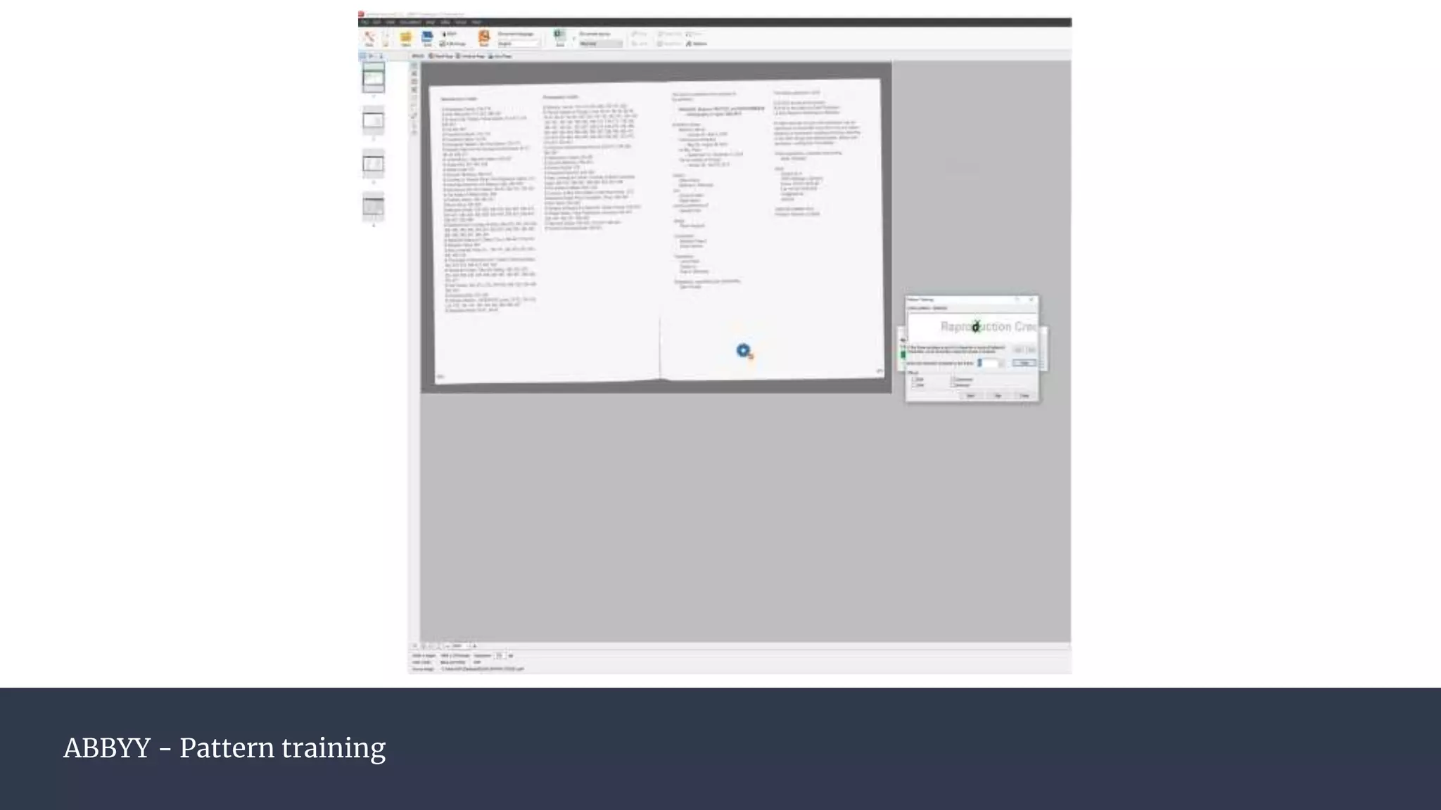 ABBYY - Pattern training
 