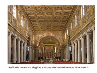 Em 380, pelo Edicto de Tessalónica o imperador Teodósio ordena que todos se tornem cristãos. O cristianismo tornava-se a religião oficial do IR. Os antigos deuses foram proibidos, os seus seguidores perseguidos e os seus templos destruídos ou convertidos em igrejas.Cristianismo e Império: do Passado ao PresenteEm tempo de crise política, o Edito de Tessalónica cumpriu duas funções: Consumou a supremacia da religião cristã sobre todas as outras