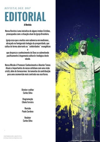 DISTRIBUIÇÃO GRATUITA:
revistacrista.wordpress.com
 
