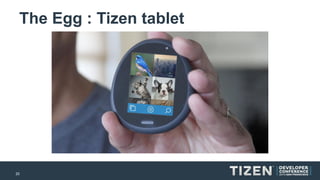 20 
The Egg : Tizen tablet  