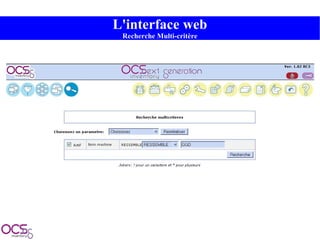 Présentation OCSInventory SolutionsLinux 2009