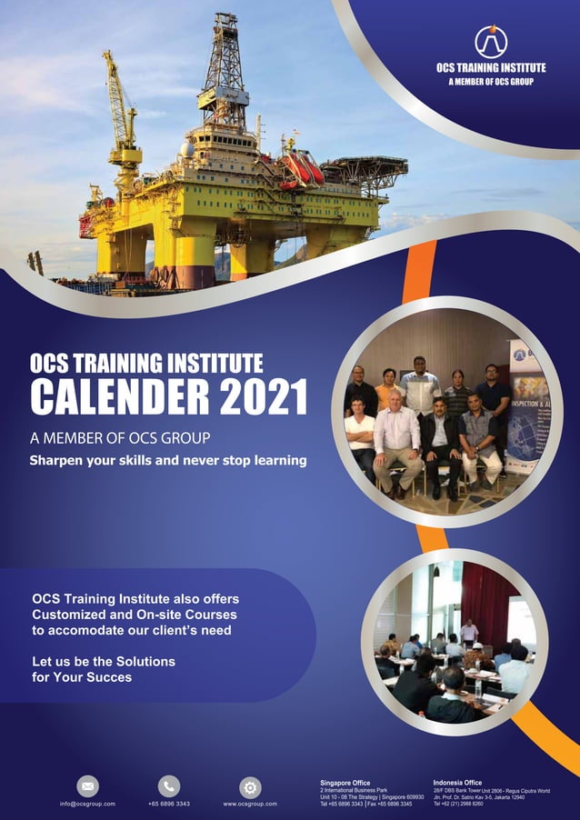 Ocs training calendar catalog 2021 PDF