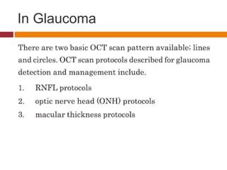 In Glaucoma
 