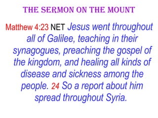 The Sermon On The Mount ,[object Object]