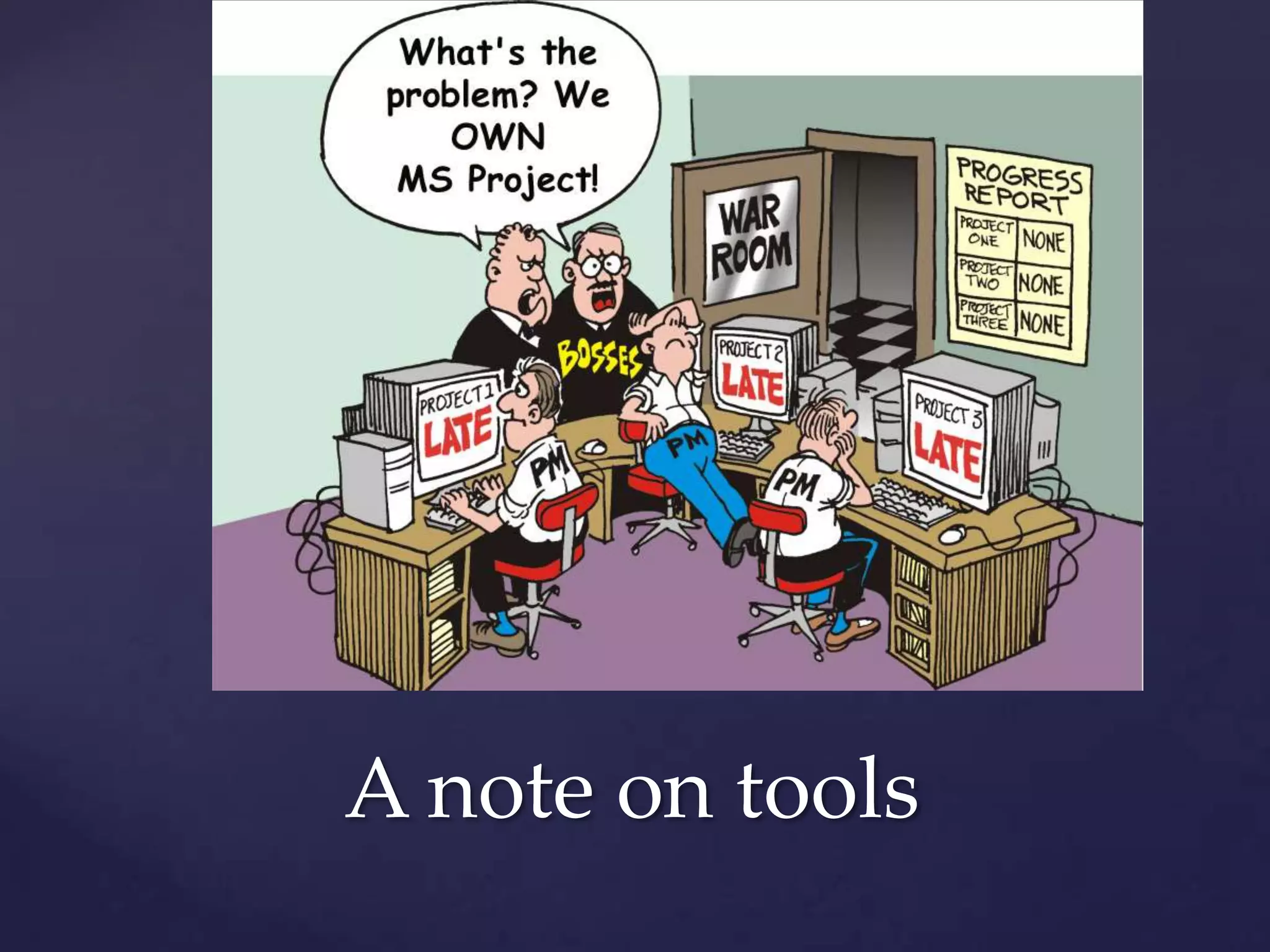 A note on tools
 