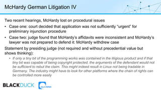 Litigation and Compliance in the Open Source Ecosystem