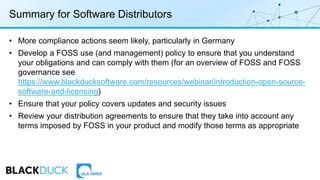Litigation and Compliance in the Open Source Ecosystem