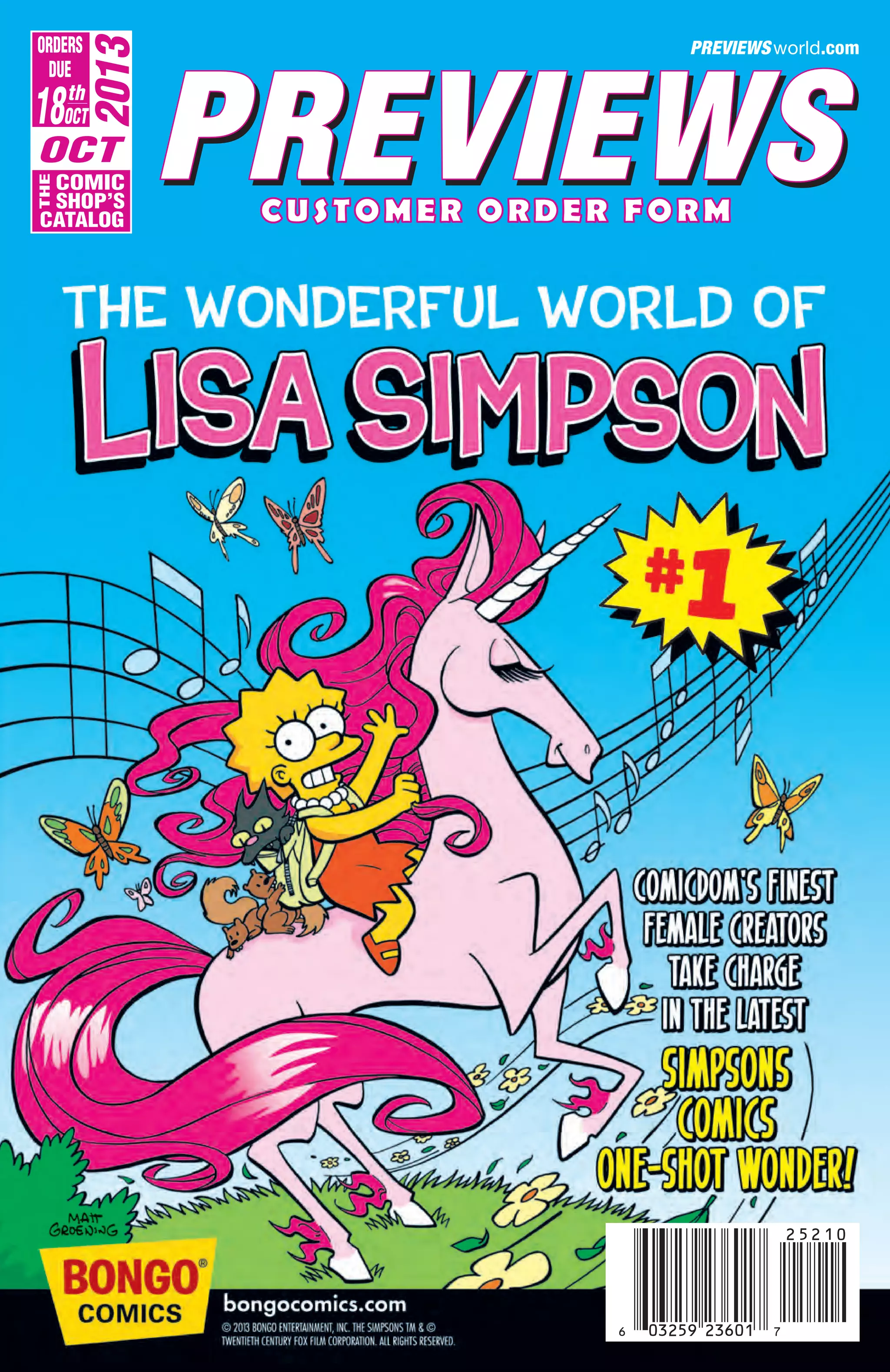 Devil Comics Entertainment October 2013 Customer Order Forms | PDF