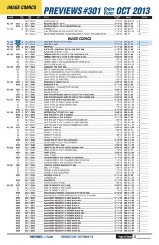 Devil Comics Entertainment October 2013 Customer Order Forms | PDF