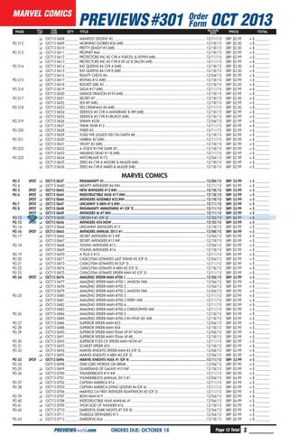 Devil Comics Entertainment October 2013 Customer Order Forms | PDF