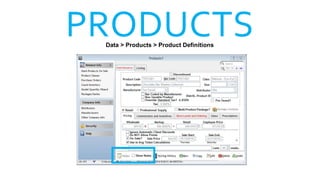 PRODUCTSData > Products > Product Definitions
 