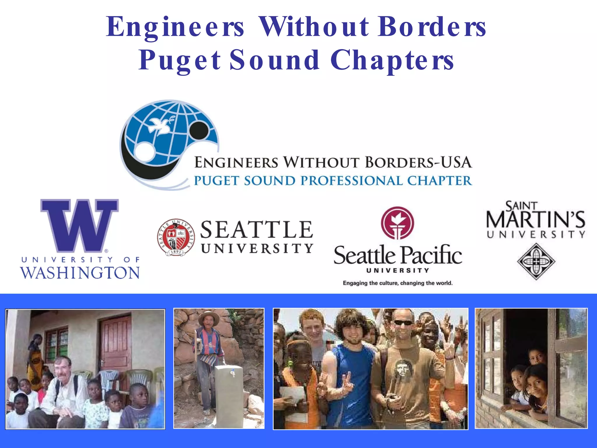 Engineers Without Borders Puget Sound Chapters 