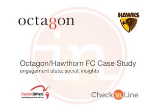 Octagon/Hawthorn FC Case Study
engagement stats; social; insights
 