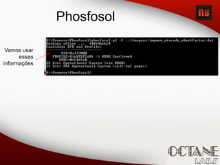 Phosfosol
Vamos usar
essas
informações
 