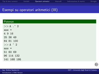 Introduzione a GNU Octave