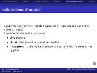 Introduzione a GNU Octave