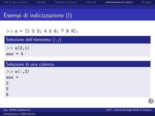 Introduzione a GNU Octave